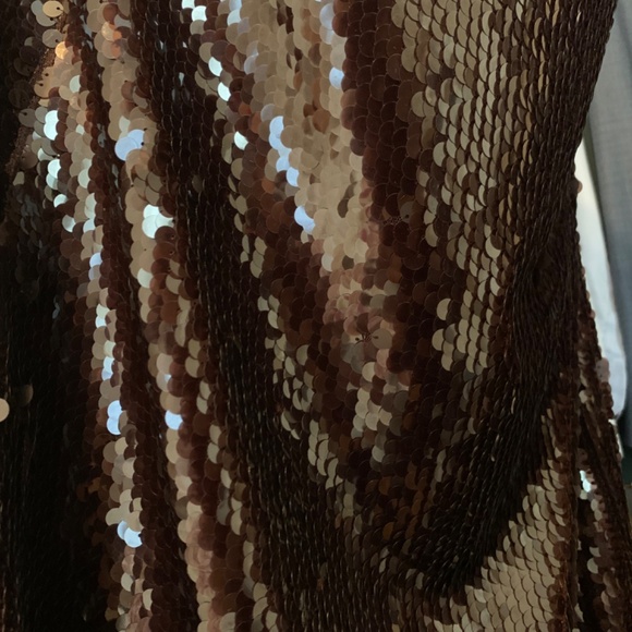 STAUD Best-Selling Casey Dress Bronze Size 6 - Picture 3 of 9